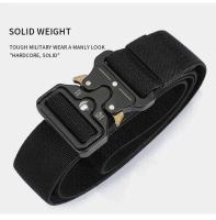 Caza al aire libre táctica de metal, hebilla de aleación, cinturón de lona multifunción del Cuerpo de Marines de alta calidad para hombres - details 5