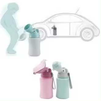 Inodoro Portátil para Bebés Antifugas, Conveniente para Viajes en Coche, Entrenamiento de Inodoro para Niños y Niñas - 1