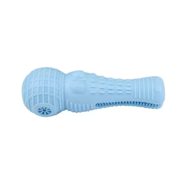 Palo de dientes de molienda para perro, resistente a mordeduras, creativo, TPR, forma de cocodrilo, juguete masticable para perro, juguete Molar para cachorro, Selh Happy - 1