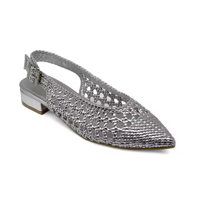 Sandalias de Tacón Alto Trenzadas de Colores Para Mujer de Verano - 1