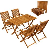 Comedor Plegable 5 Piezas Exterior Patio Terraza 120x70x75cm - details 0