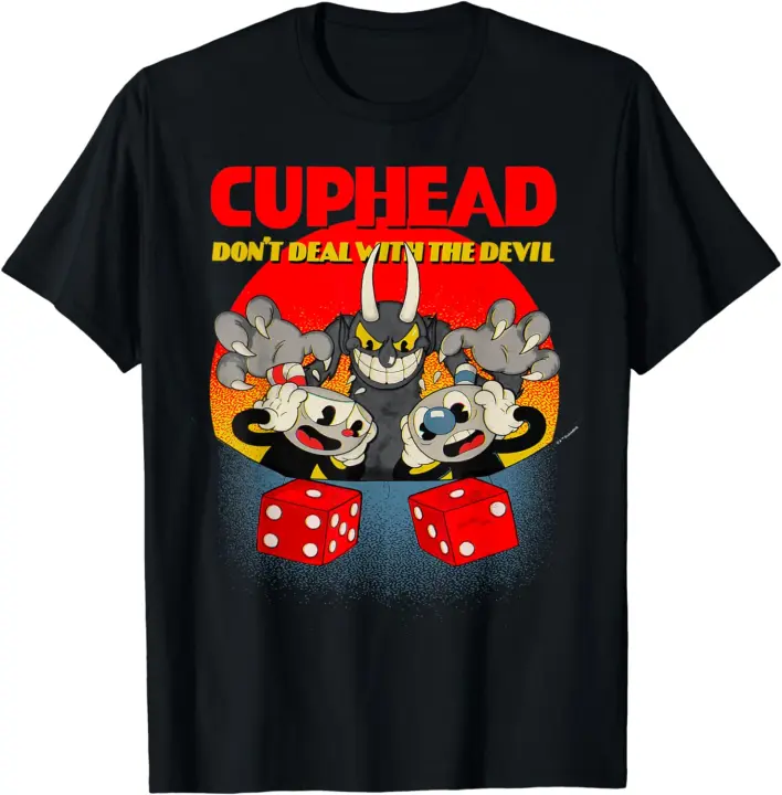 Y camiseta de videojuego Mugman Devil's Dice - 1