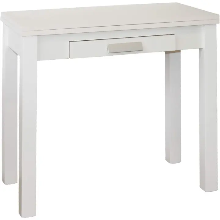 Color Blanco/Blanco - Material MDF/Madera - Medidas 80 x 40/80 x 76 cm - 1