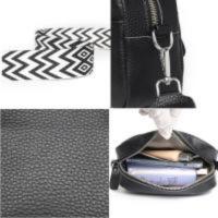 Bolso de hombro de cuero Genuino para Mujer, Bandolera de color sólido, de lujo, 2023 - details 2