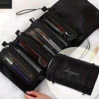 Neceser 4 en 1 para maquillaje, Bolsa portátil de viaje con organizador de maquillaje enrollable, rápido y plegable, 1 unidad - details 9
