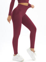 Mallas de Yoga sin costuras para mujer, pantalones deportivos de cintura alta, Leggings de gimnasio, pantalones de entrenamiento de realce, Leggings para correr y Fitness - details 17