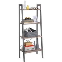 Estantería de 5 Niveles, Librería Industrial, Fácil de Montar, para Salón, Dormitorio, Cocina, Marrón Rústico y Negro LLS45X - details 16