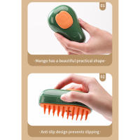 Peine de Masaje Eléctrico para Mascotas Suave para la Piel de Tu Gato Adaptable a Pelos Cortos, Medianos, Largos Suministros para Mascotas - details 5