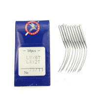 Agujas para máquina de coser, accesorio portátil de Metal plateado, LW * 6T, 10 piezas - details 0