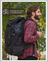 Mochila de senderismo de 80L, bolsa impermeable al aire libre, estilo táctico militar, multifuncional para acampar y montar - details 15