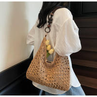 Popular Beach Vacation Nuevo bolso de hombro tejido versátil para mujer, bolso portátil. - details 22