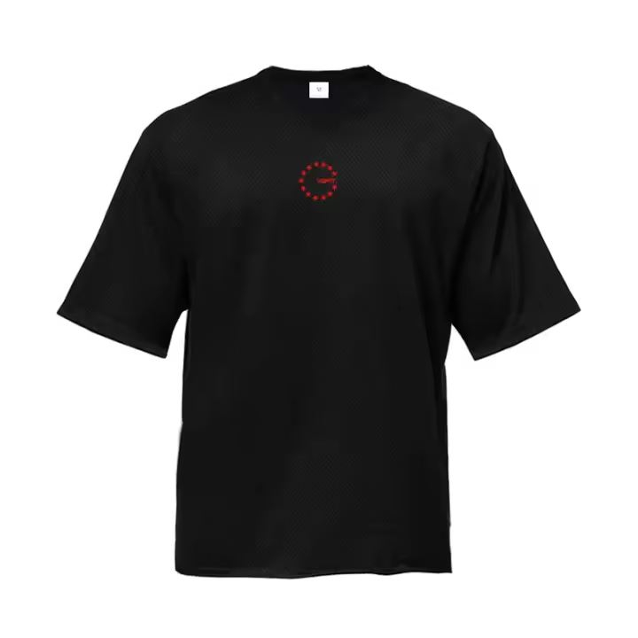 Men's Moisture Wicking Oversized Loose T-Shirt Summer Mesh Quick Dry Sports Fitness Short Sleeve Tops Gym Running Training Tees - 1