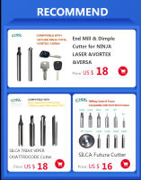 Cortador de Dimple de Carburo para Corte de Llave Vertical Herramientas de Artesanía Duplicación de Llave Herramientas de Corte de Moldeo 90° 95° 100° - details 11