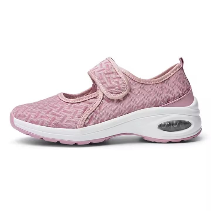 Zapatillas cómodas y transpirables para mujer, zapatos ligeros sin cordones para caminar - 1