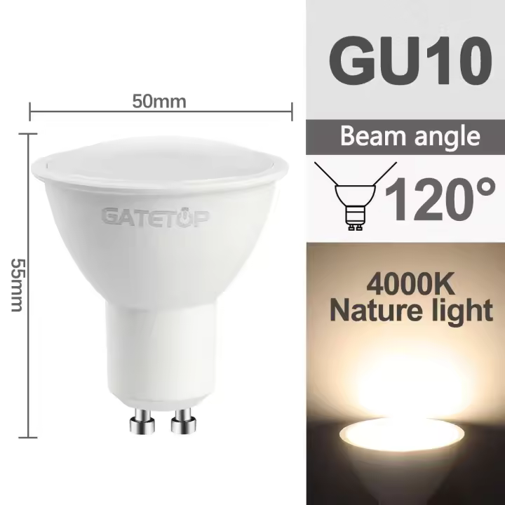 Bombillas de Punto LED de 5W a 9W Reemplazo de Bombillas de Halógeno para Iluminación del Hogar - 1