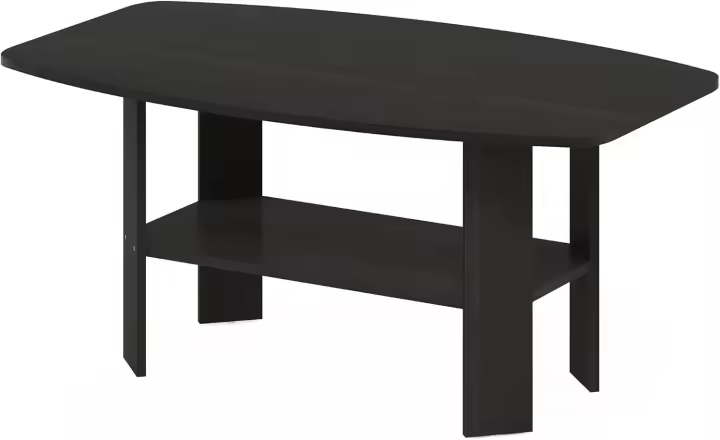 Mesa De Centro, Madera, Roble Francés Gris/Negro - 1