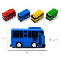 Autobús de dibujos animados para niños, Mini coche extraíble, modelo de Anime coreano, vehículos de juego, juguetes educativos para niños, regalos para niños - details 1