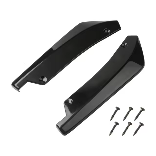 Protector de Guardabarros Universal de Fibra de Carbono Extensión de Guarda Chasis Lateral - 1