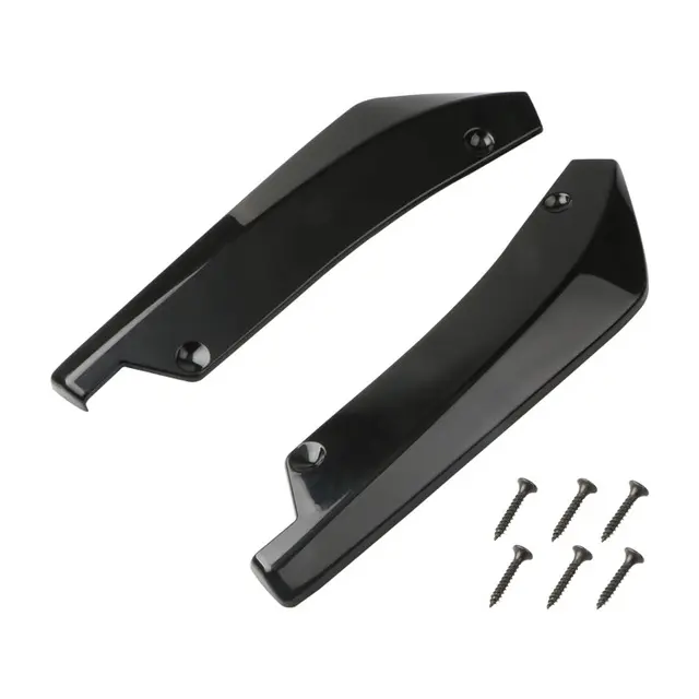 Tiras de Parachoques de Fibra de Carbono Brillante Protector de Ala Lateral para Accesorios de Guardabarros Anti-colisión para Coche Universal - 1