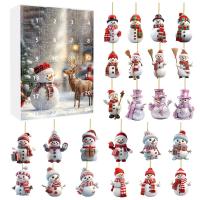 Advent 2024, Piezas de muñeco de nieve navideño, Calendario de cuenta regresiva de 24 días - details 8