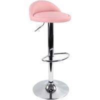 Piel sintética con reposapiés giratorio de altura ajustable color rosa - details 4