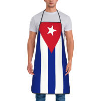 Delantal de Cocina con Bandera de Cuba Havana Unisex para Chefs, Horneados, Jardineros - details 36