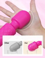 Vibrador de Doble Motor Wand de Silicona de Tamaño Grande Masajeador de Punto G para Pareja - details 19