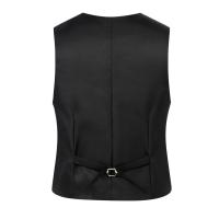 2025 Primavera y novedad de verano, moda británica, traje para hombre, chaleco ajustado, chaleco para hombre, traje de estilo coreano, Clip de caballo - details 4