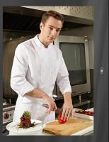 Uniformes de Chef profesional, chaqueta de cocina de manga larga personalizada, abrigo de cocinero para hombres y mujeres, logotipo impreso gratis, disfraces de Patissier, Tops - details 16