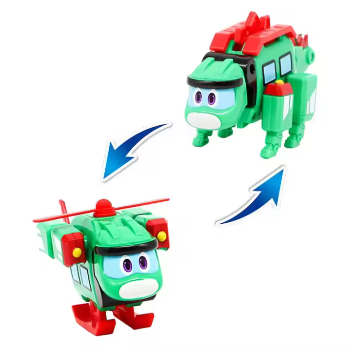 Figuras de Acción Min Gogo Dino ABS Juguetes de Dinosaurios de Transformación para Niños - 1