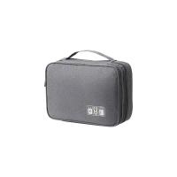 Bolsa organizadora de almacenamiento de 3 capas: multiusos para tecnología, cosméticos y gestión de cables con diseño de diseño inteligente - details 6