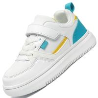 Zapatos De Malla de Cuero para Niños y Niñas Zapatillas Deportivas Blancas Transpirables - details 1