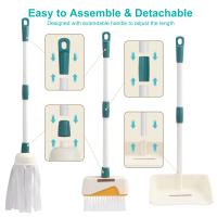 12pcs/set Kids Cleaning Set Housework Supplies Kit with Dustpan Broom Bucket Mop Cleaning Set Play House Toys for Boys & Girls - details 4