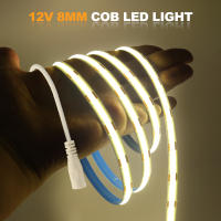 Tira de Luz LED COB Flexible de Alta Brillo 12V DC RA90 8mm Barra de Luz en Colores Variados para Decoración y Iluminación de Marca XUNATA - details 3