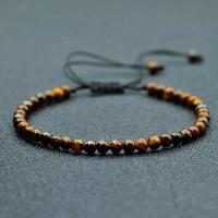 Pulsera minimalista de piedra ajustable para hombre, pulsera hecha a mano de 4mm de ágata Natural, cuentas de roca turquesa roja, Pulseras de joyería exquisitas - details 8