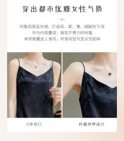 Elegante Falda de Seda con Cinturón de Satén de Ácido Acético Francés Vestido de Moda de Verano para Mujeres con Cuello en V y Talla hasta la Rodilla - details 26