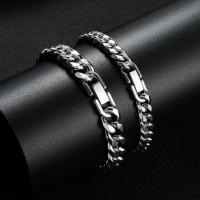 Brazalete de Acero de Titanio y Acero Inoxidable Estilo Cubano Tendencia INS Joyería de Pulido - details 2