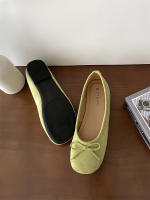 Cabeza redonda boca poco profunda solo zapatos nuevo retro suela suave Doudou zapatos casual fondo plano un pedal ladyshoes - details 11