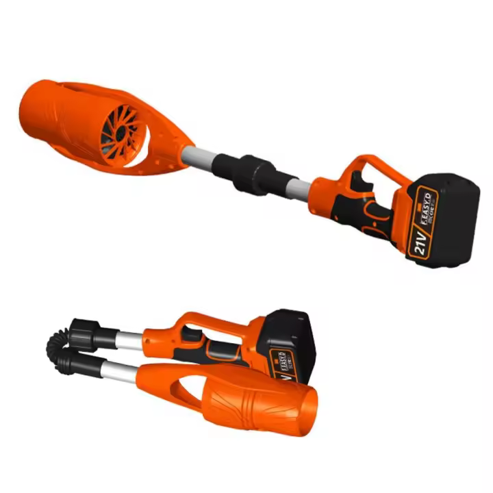 Soplador de aire eléctrico inalámbrico plegable portátil, soplador de nieve multiusos de mano, soplador de polvo duradero de alta potencia, soplador de nieve - 1