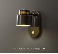 LEFANGXING Lámpara de Pared de Cobre Luz de Fondo de Sala de Estar Sencilla - details 11