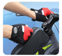 Guantes cortos antideslizantes para bicicleta, manoplas de Gel sin dedos con tira reflectante, deportes de verano, ciclismo - details 18