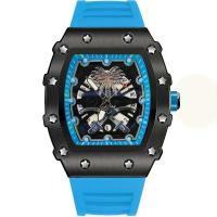 Reloj de Lujo para Hombres Reloj de Negocios Litio Autómico con Fecha y Luz Empuñadura de Cuero - details 5