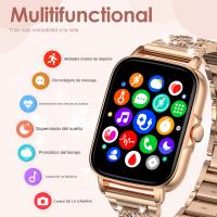 Reloj Inteligente con Llamada Bluetooth para Mujer, marcador SpO2, Seguimiento Menstrual, Monitor de Sueño, Reproductor de Música - details 4