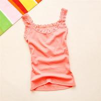 Tops negros, camiseta sin mangas de verano para mujer con Top de encaje, ropa interior roja, camisolas de encaje, ropa interior holgada, chaleco para mujer - details 20