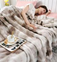 Manta de Terciopelo de Doble Cara Patrón de Mármol Suave Cálida para Sofá, Oficina, Cama - details 9