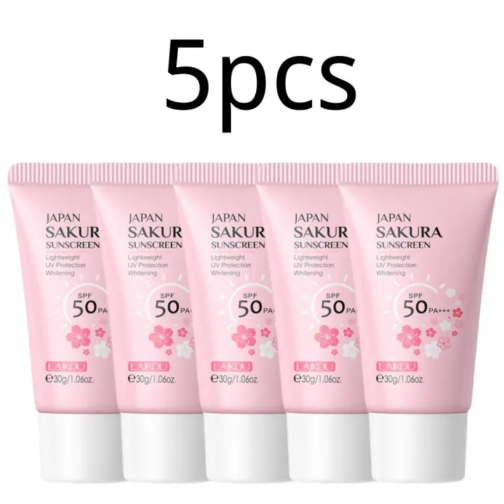 Crema de Protección UV Sakura SPF50 Hidratante y Control de Aceite para el Rostro y el Cuerpo - 1