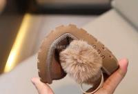 Nuevas zapatillas de invierno para niños con tirachinas de felpa, zapatos informales esponjosos para el hogar de alta calidad y bajo precio, zuecos de cuero 23-32 # - details 5