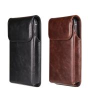 Funda con Clip para cinturón, soporte para teléfono móvil de cuero PU, bolsa multiusos para teléfono móvil, bolsa protectora Retro portátil para cintura, bolsa para cinturón - details 3