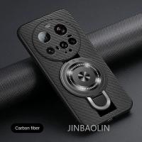 Para Xiaomi 15 ultra funda dura de piel de oveja con soporte de anillo funda protectora trasera para xiaomi 14 mi15 ultra 15 Pro 15ultra - details 0