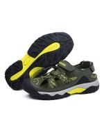 Sandalias transpirables para hombre, zapatos de senderismo de playa, suela gruesa, Punta cerrada, informales, para pesca - details 18